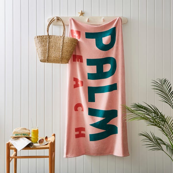 Palm Beach Cotton Printed Beach Towel image 1 of 3
