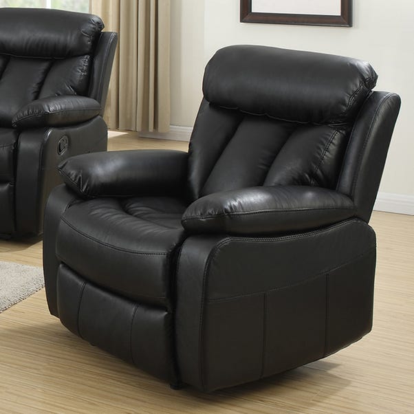 Merrion Faux Leather Manual Recliner Armchair image 1 of 2