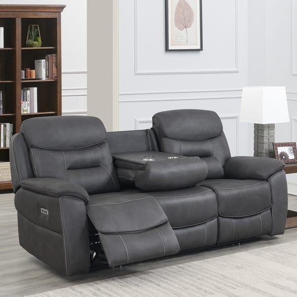 Leroy 3 Seater Electric Recliner Sofa image 1 of 2