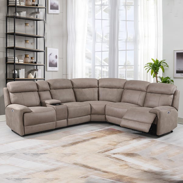 Campbell 2 Seater Electric Reclining Sofa with Integrated Wireless Charger image 1 of 1
