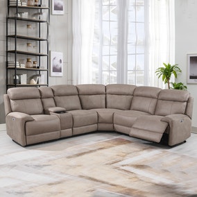 Campbell 2 Seater Electric Reclining Sofa with Integrated Wireless Charger