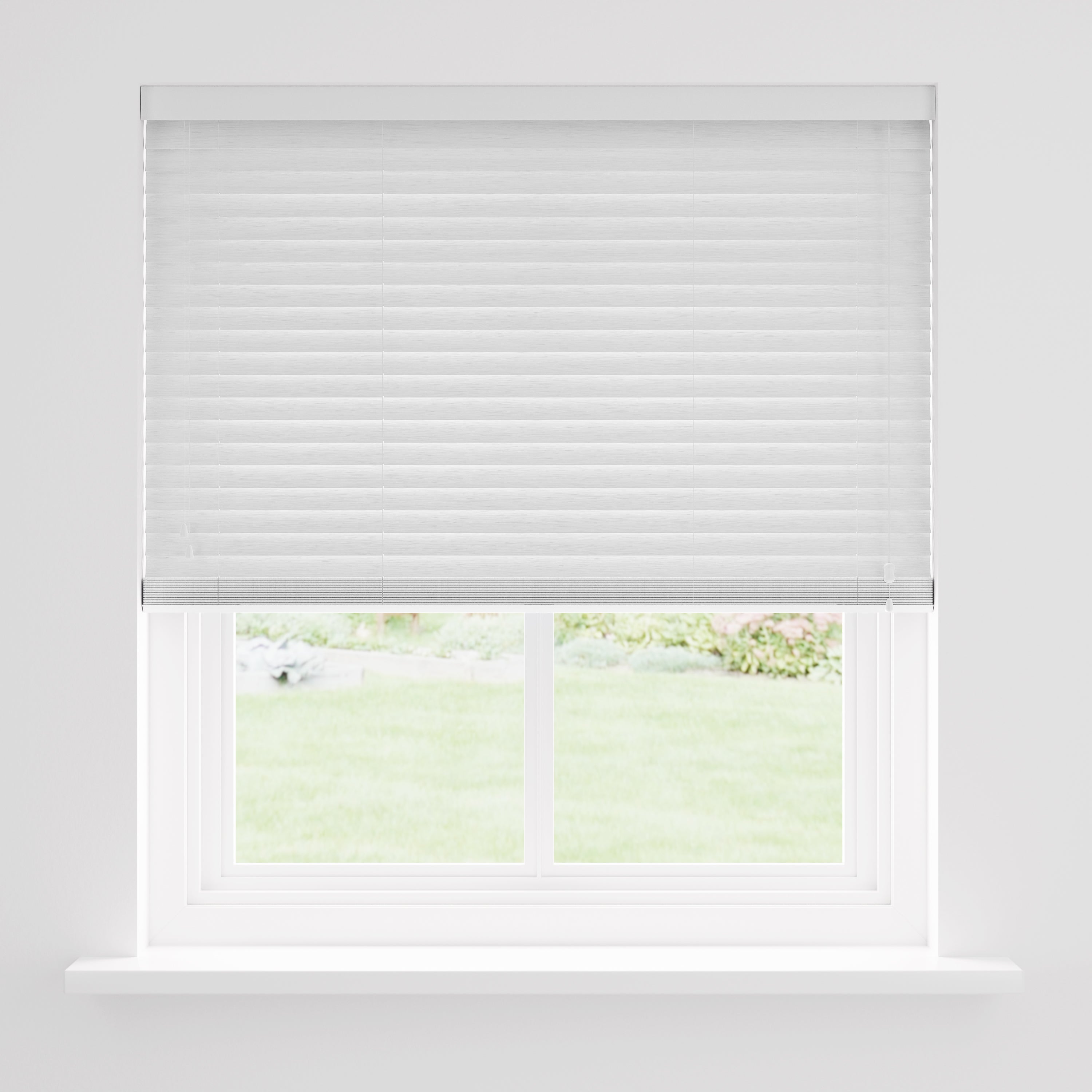 White Bamboo 50mm Slats Venetian Blind | Dunelm