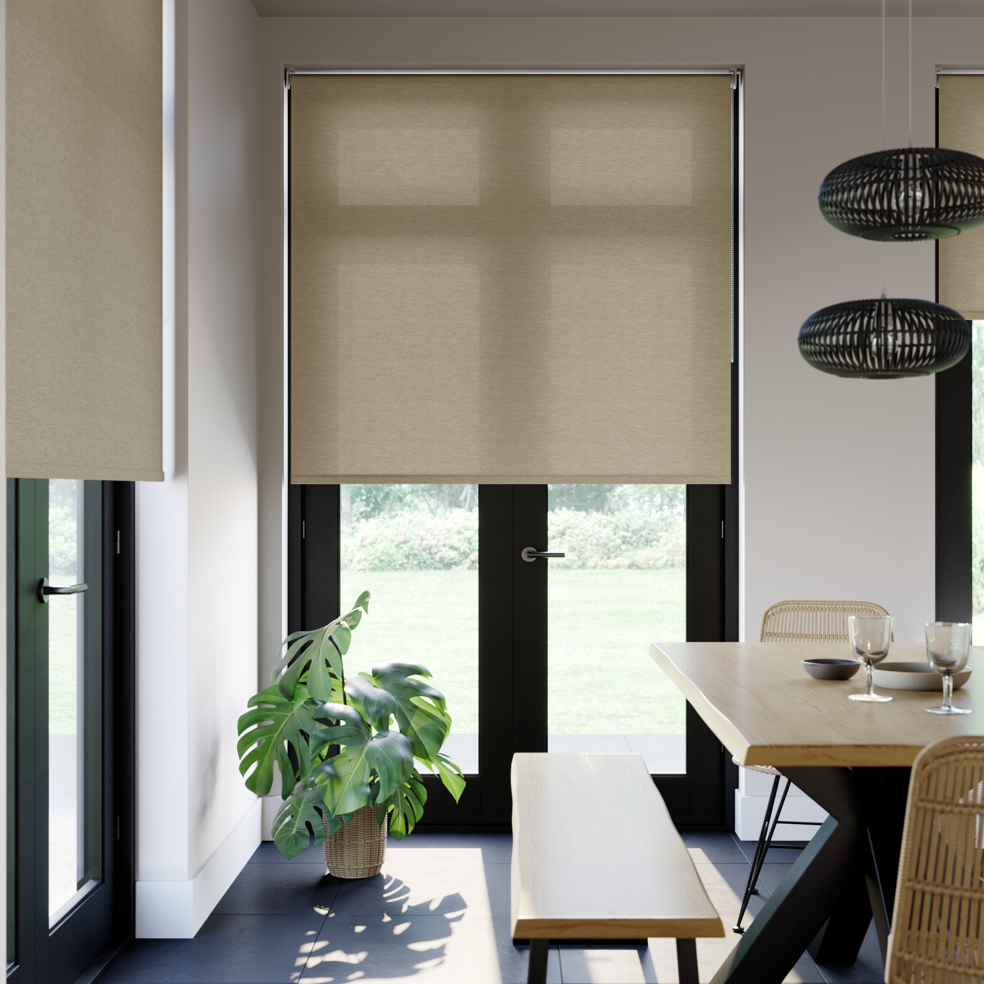 Hampton Daylight Made to Measure Roller Blind Fabric Sample Hampton Boat House Grey