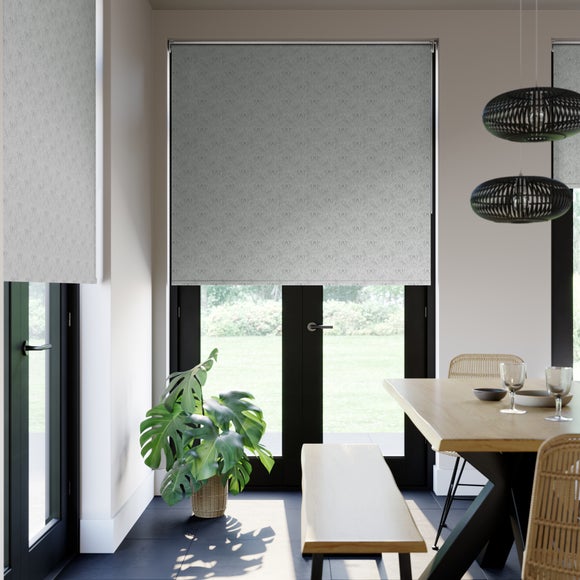 Boleyn Blackout Made to Measure Roller Blind Fabric Sample Boleyn Grey Pearl