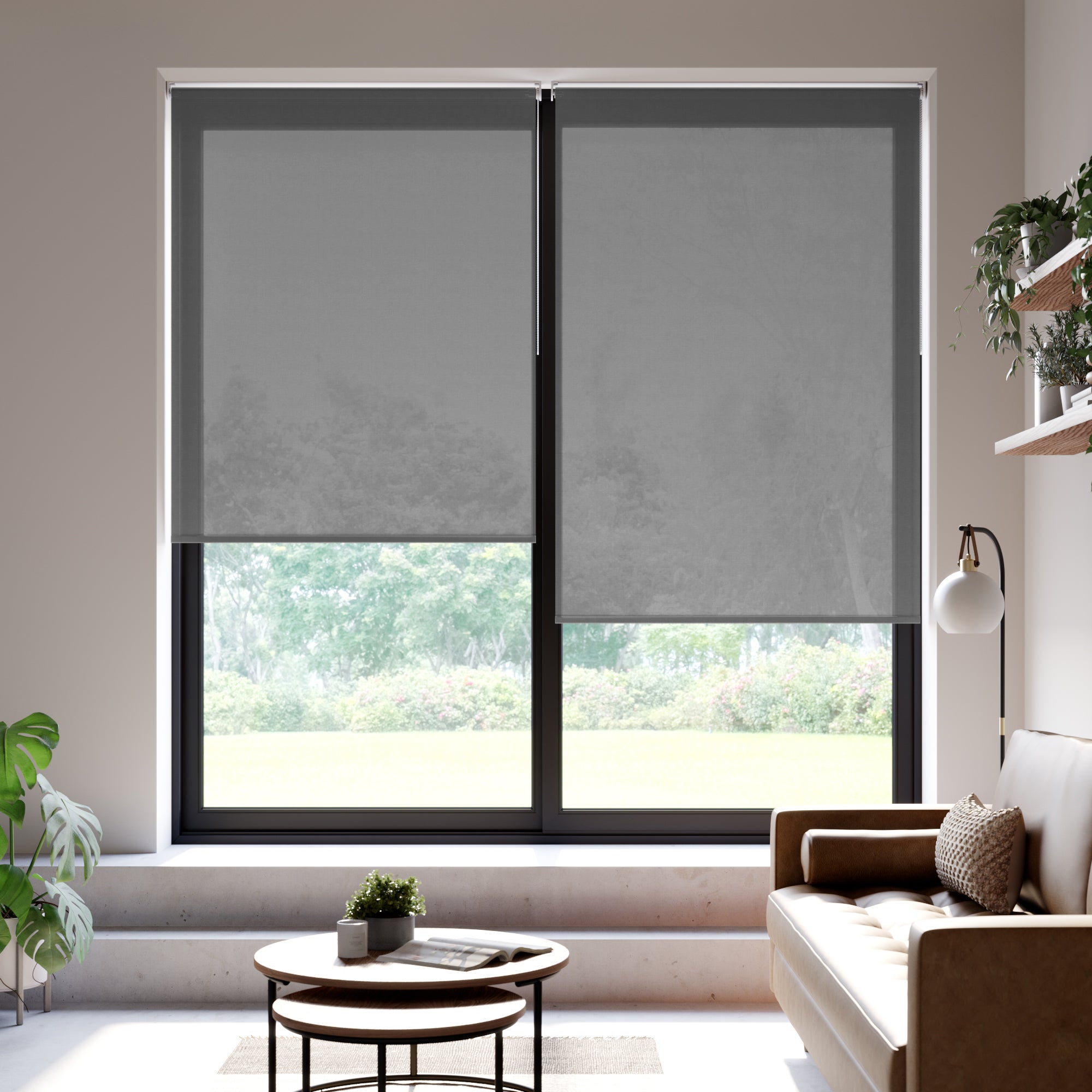 Voile Sheer Flame Retardant Made to Measure Roller Blind Fabric Sample Voile Moondust