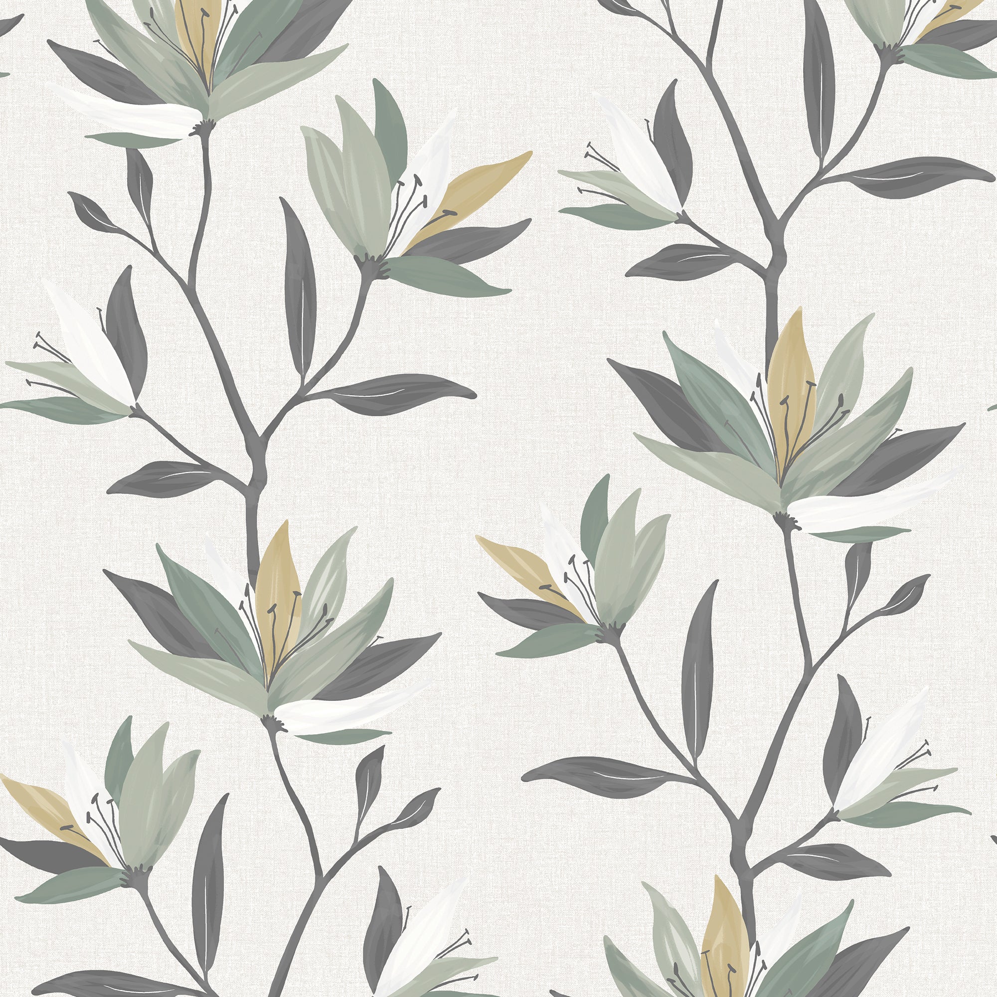 Lily Flame Retardant Daylight Made to Measure Roller Blind Fabric Sample Lily Mellow Sage