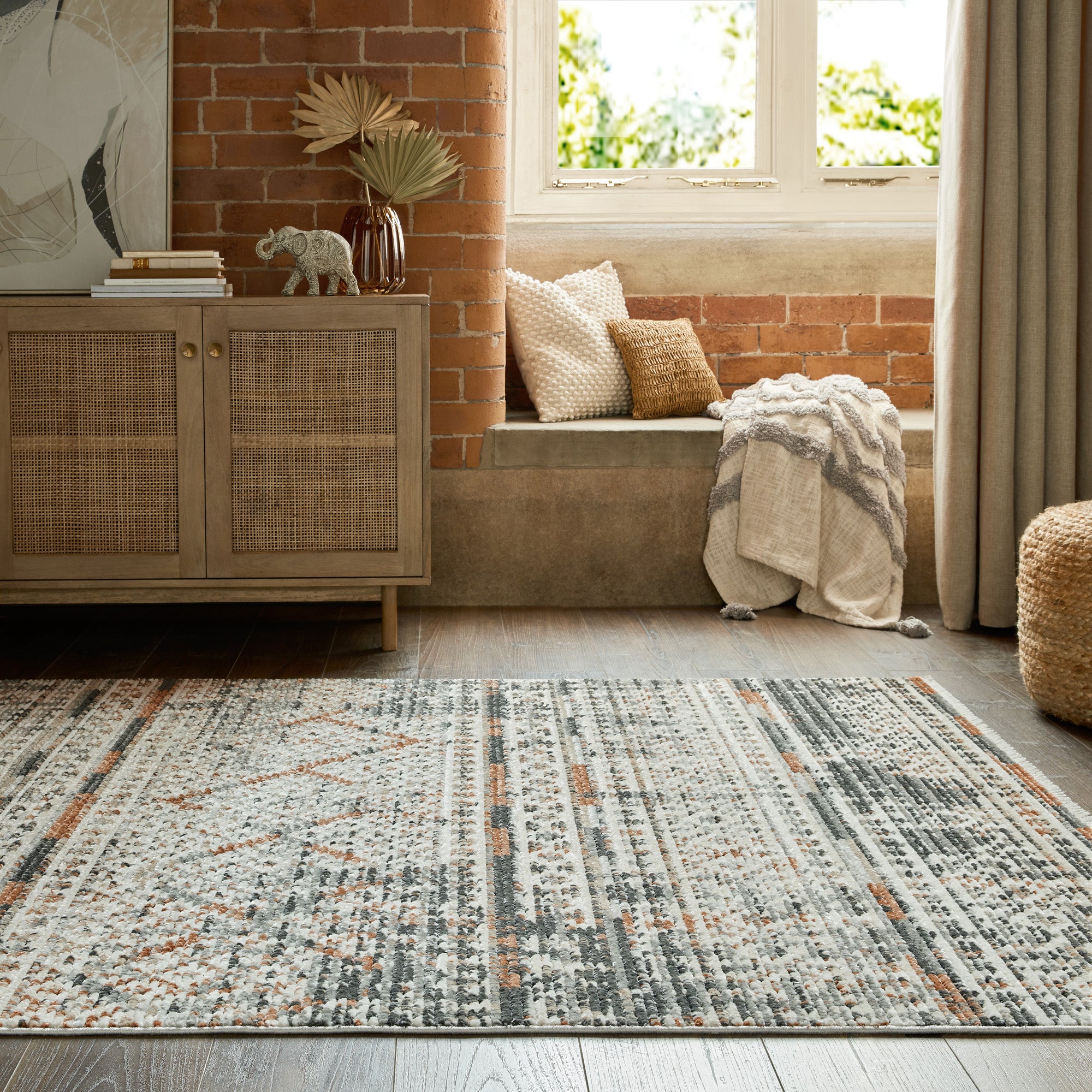 Spencer Flatweave Rug Parker Rust