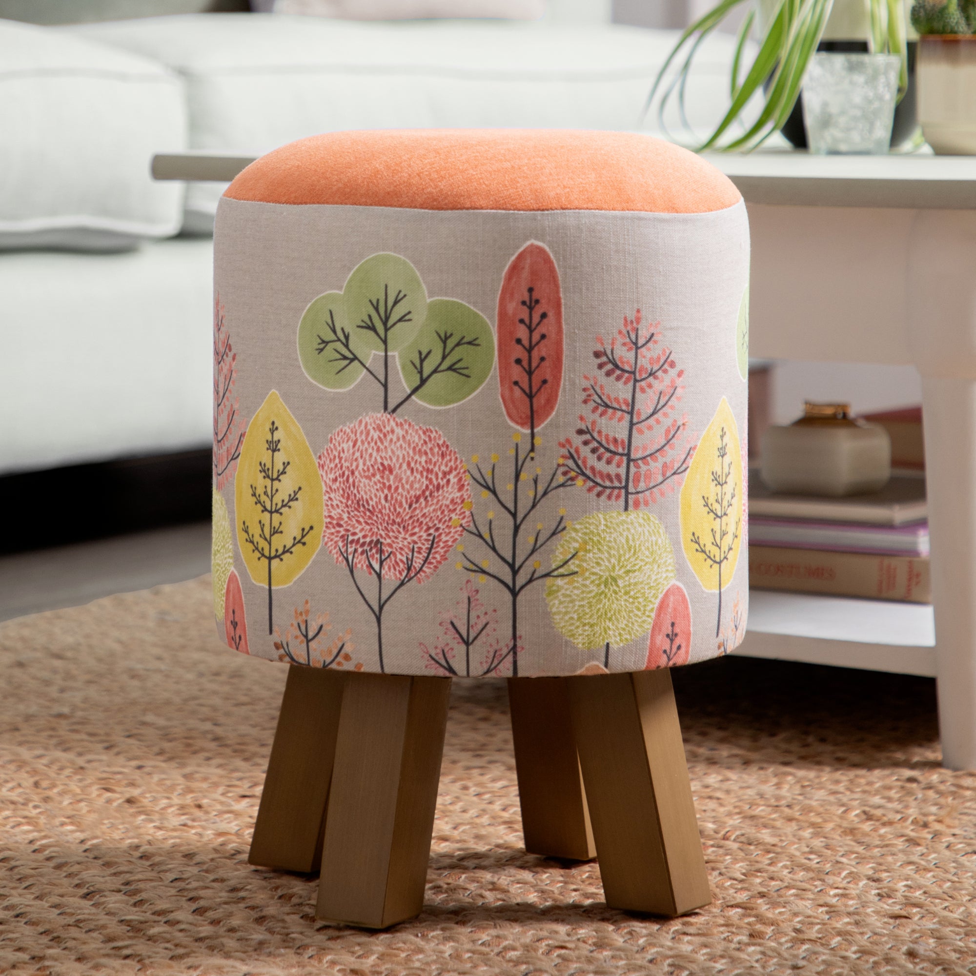 Monty Fabric Footstool Monty Lyall