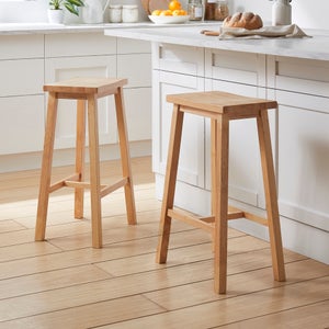 Briston Counter Height Bar Stool- Light Wood