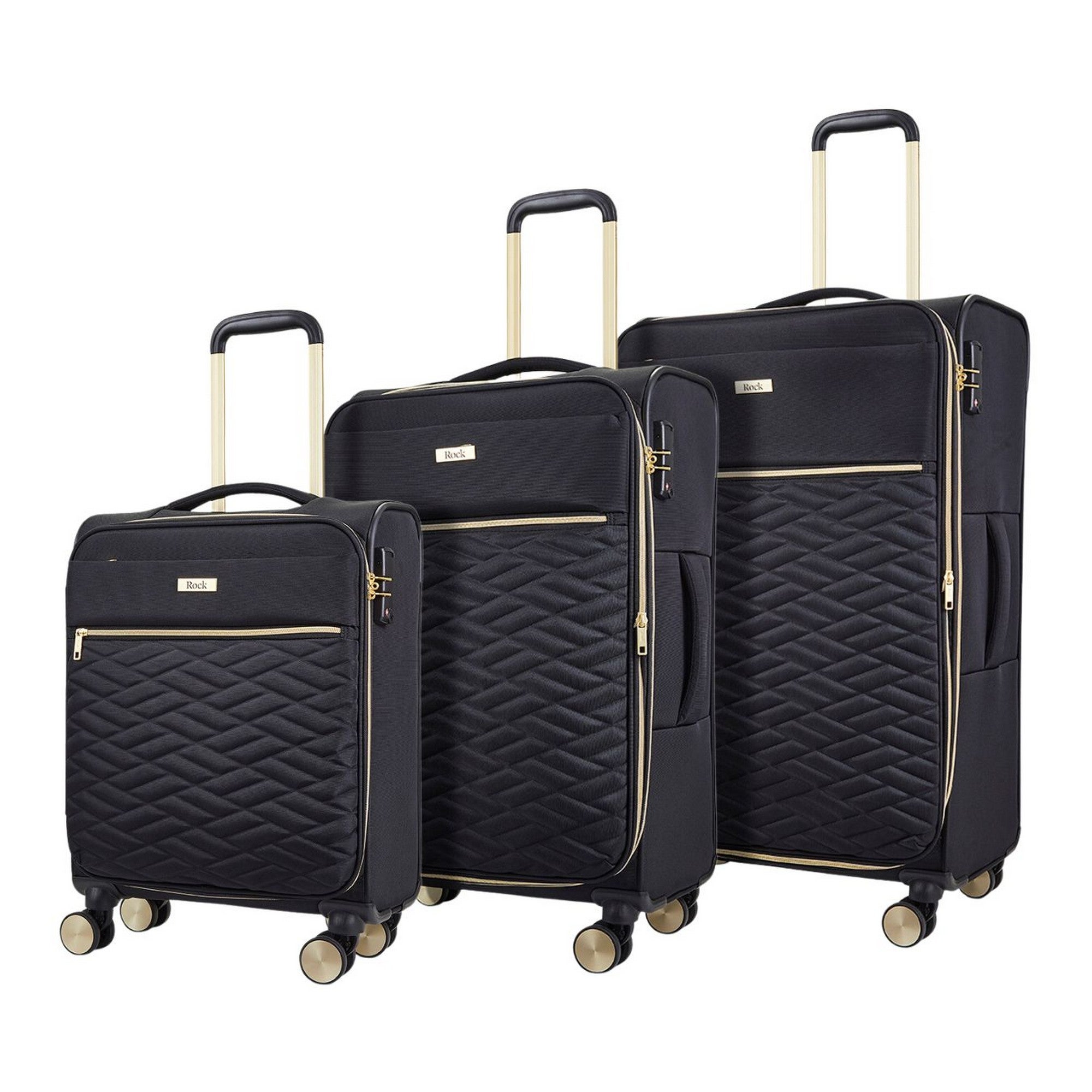 Rock Luggage Sloane Set of 3 Suitcases