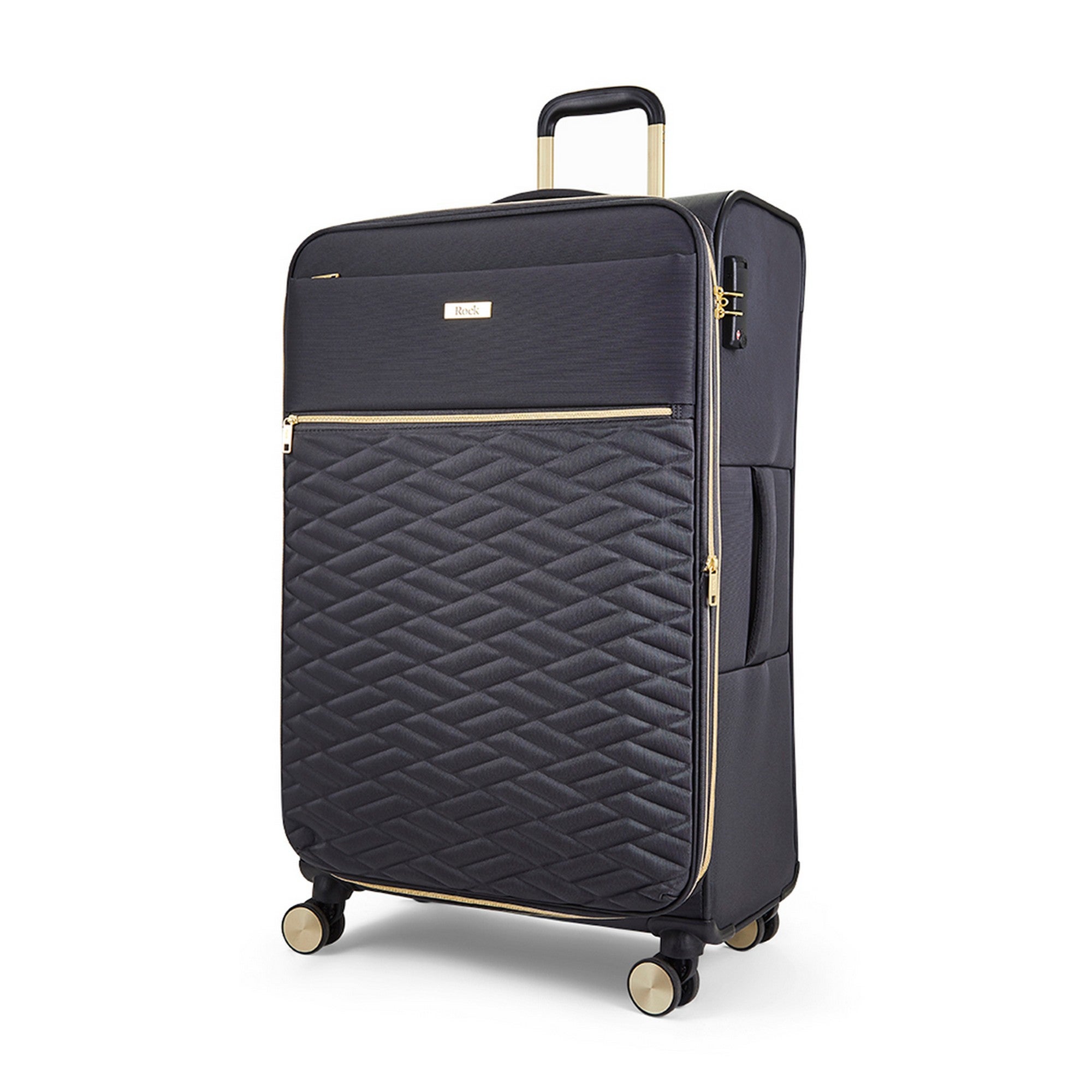 Rock Luggage Sloane Suitcase Charcoal