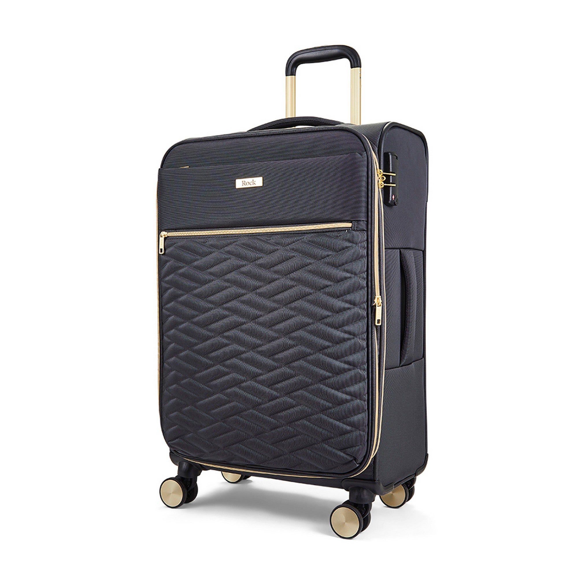 Rock Luggage Sloane Suitcase Charcoal
