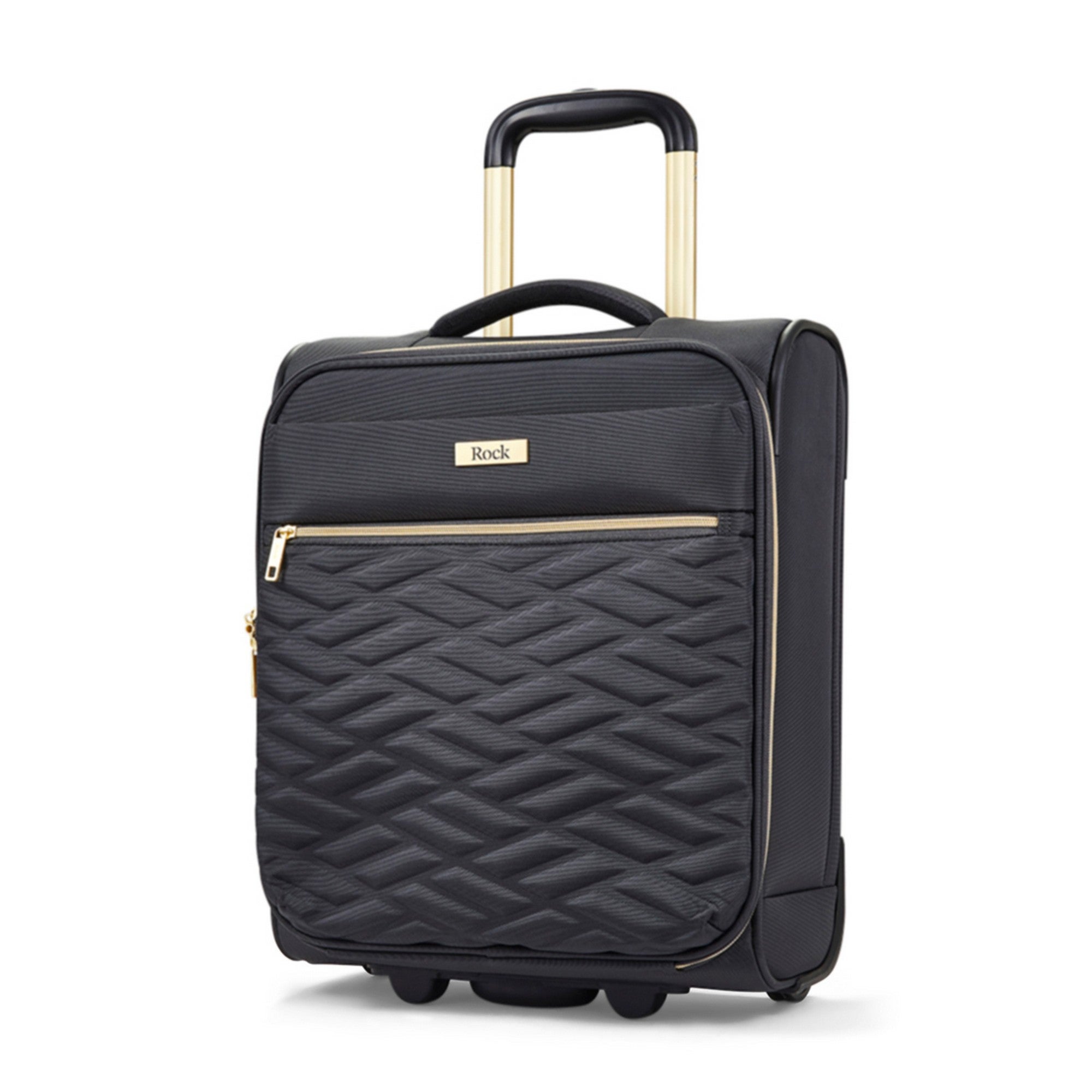 Rock Luggage Sloane Underseat Suitcase Charcoal