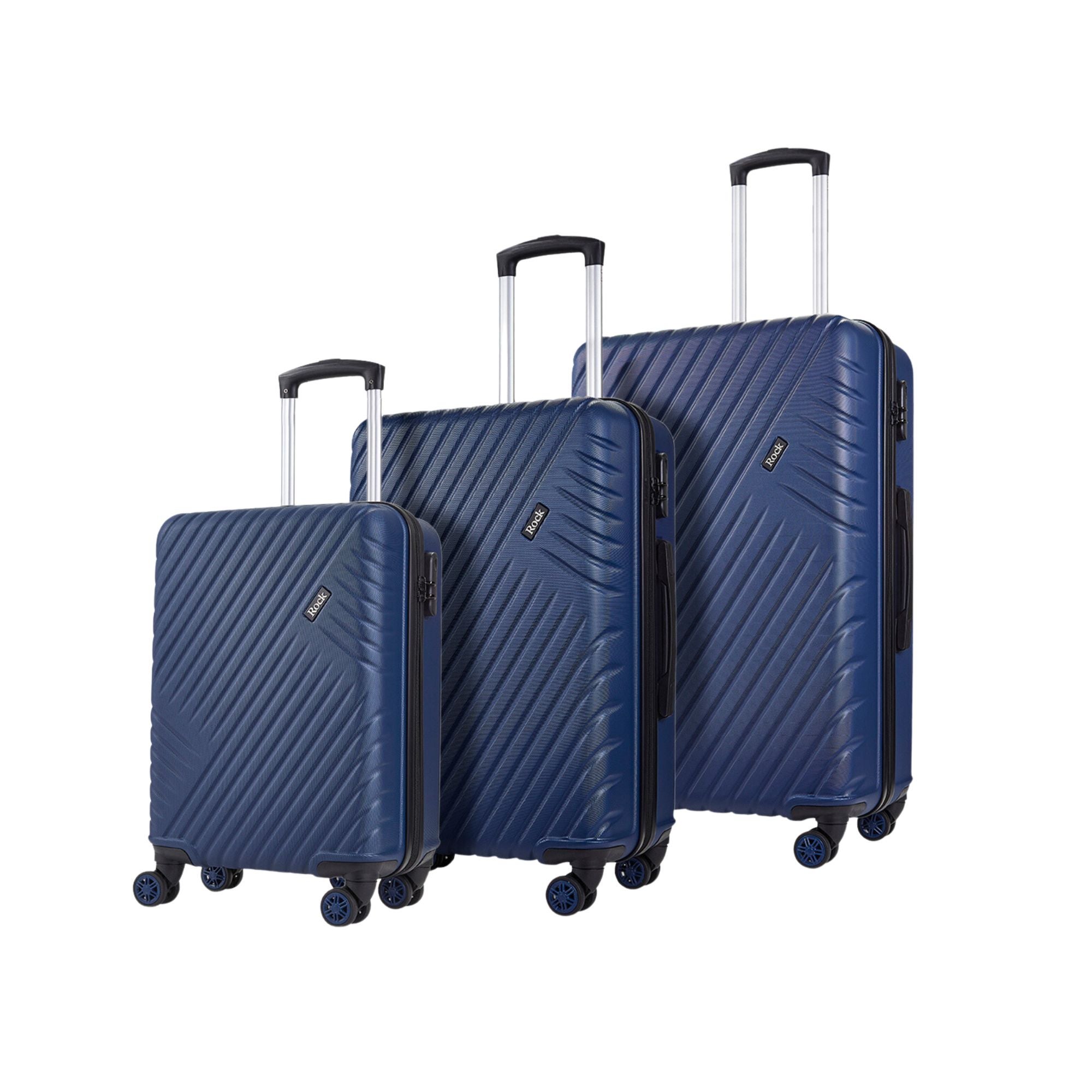 Rock Luggage Santiago Set of 3 Suitcases | Dunelm