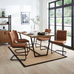Felix Set Of 2 Dining Chairs- Faux Leather