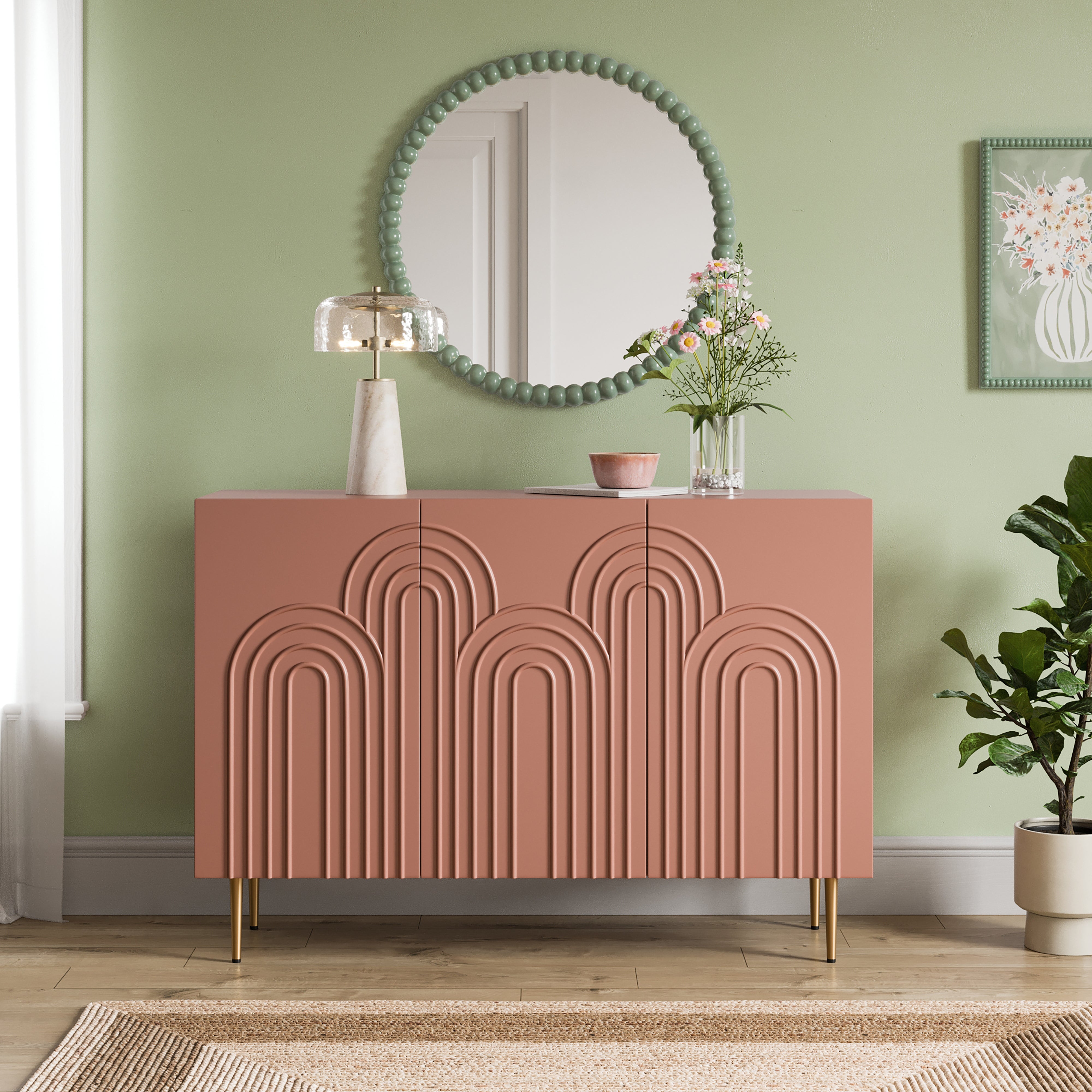 Nancie Large Sideboard Clay Red