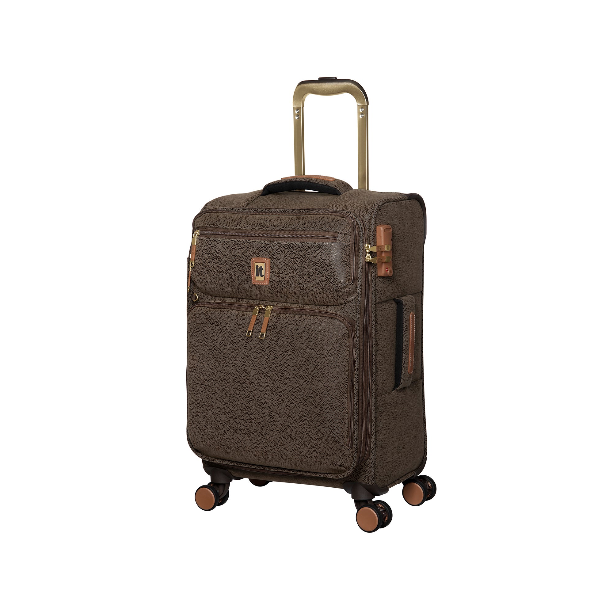 IT Luggage Enduring Soft Shell Suitcase
