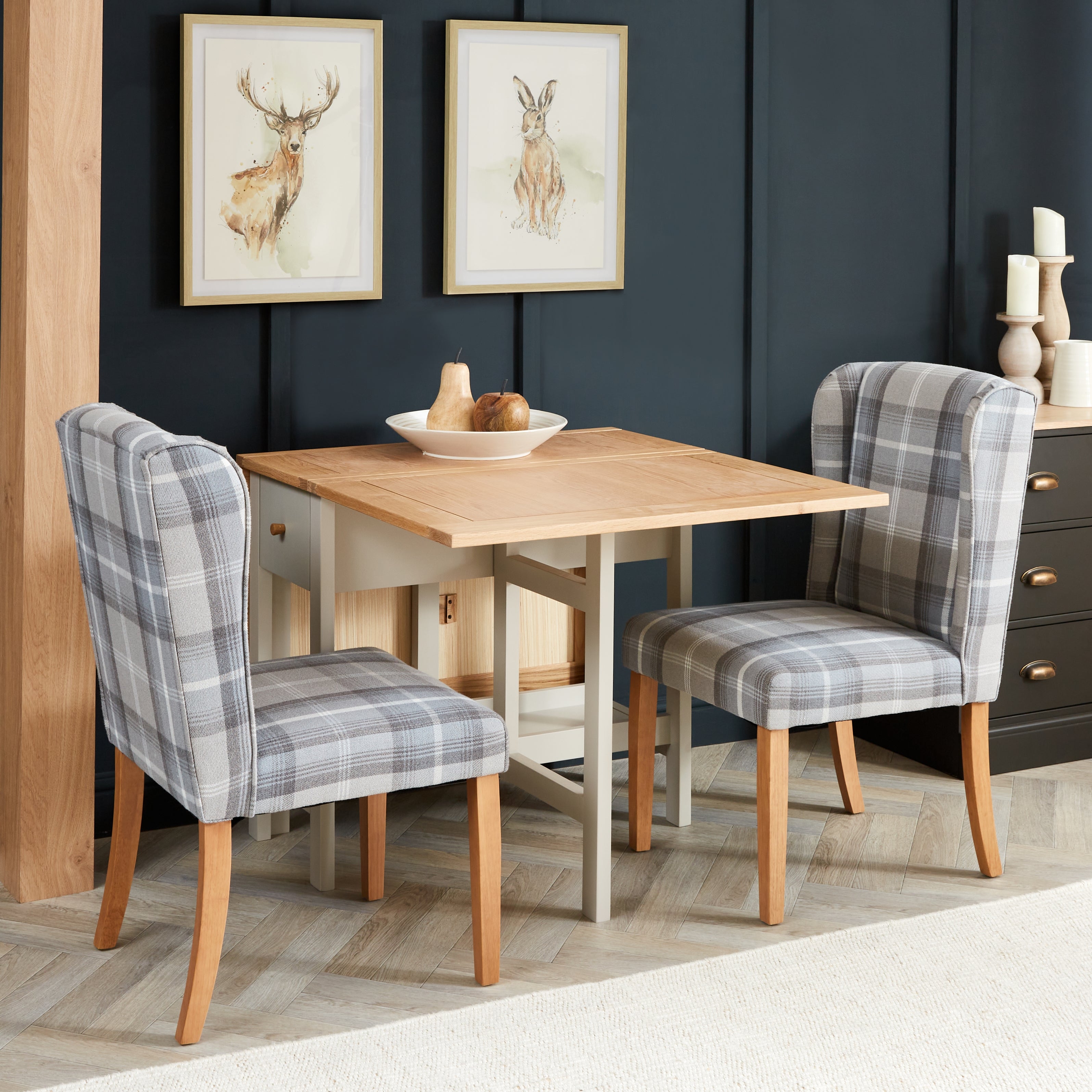 Clifford 2-4 Seater Drop Leaf Dining Table | Dunelm