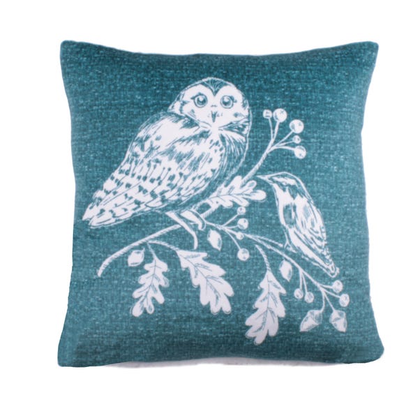 Lodge Woodland Owls Cushion image 1 of 3
