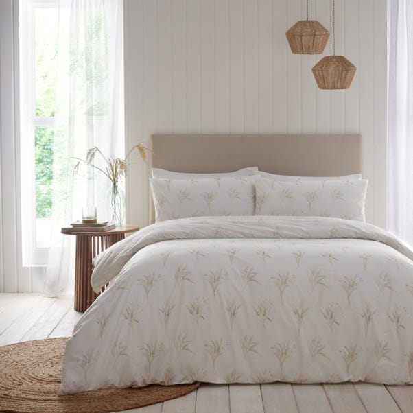 Drift Home Harmony Natural Duvet Cover and Pillowcase Set image 1 of 5