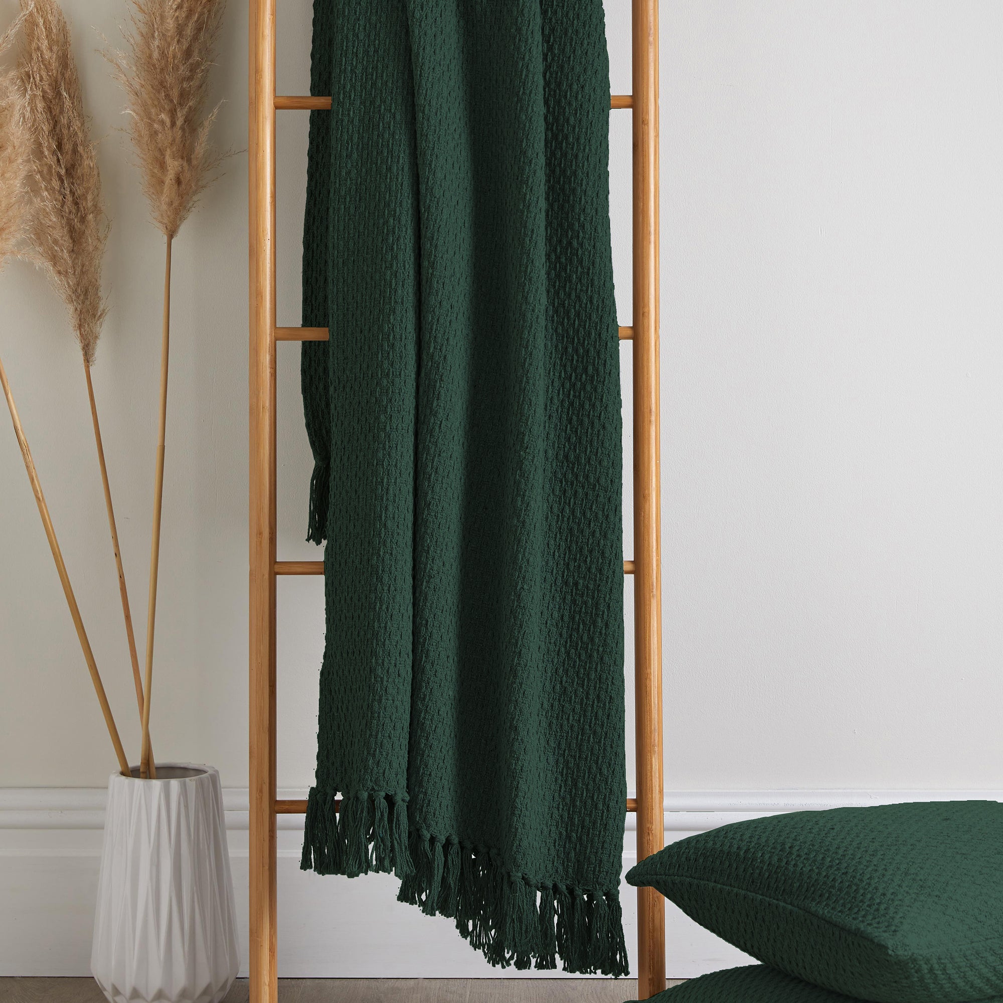 Drift Home Hayden Bedspread 200cm X 200cm Green