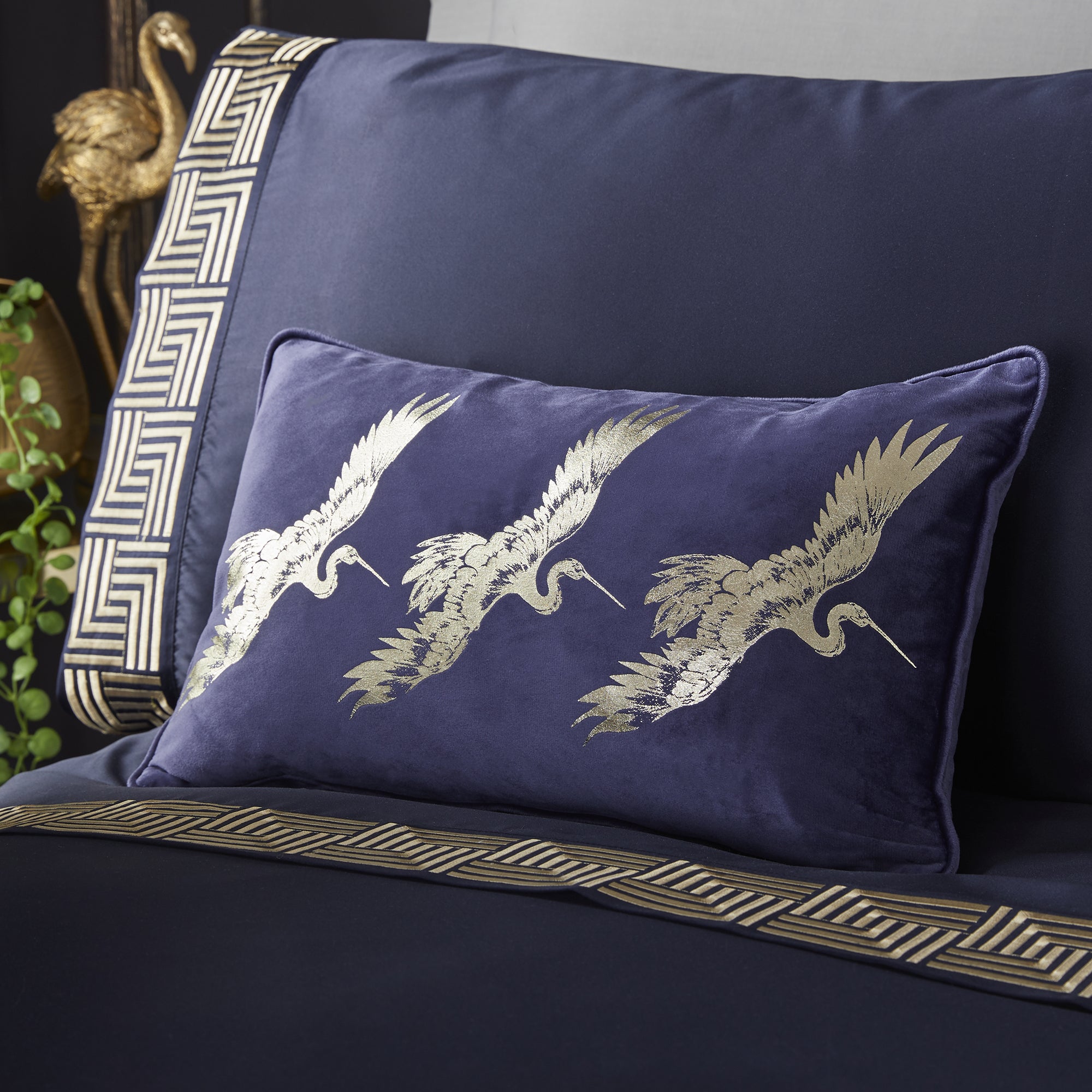 Photos - Pillow NAVY Laurence Llewelyn Bowen Qing Cushion 