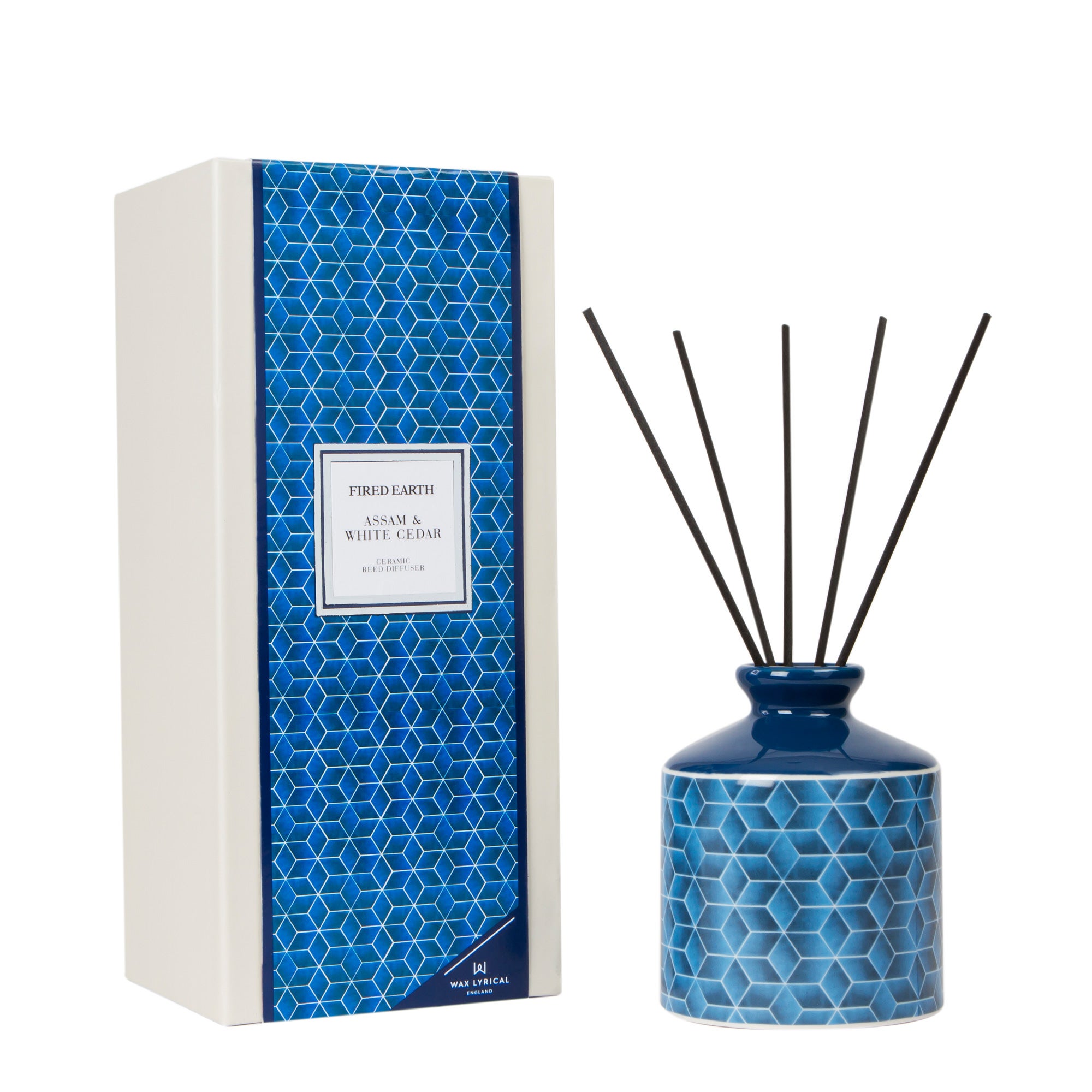 Photos - Other interior and decor A&D Fired Earth Ceramic Assam and White Cedar Diffuser Blue 