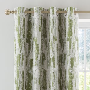 Abstract Global Eyelet Curtains -blackout Thermal Available-