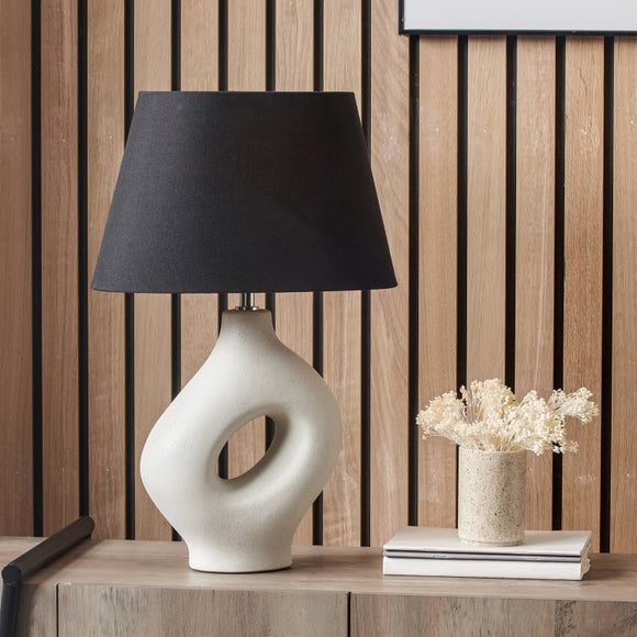 Dunelm deals black lamp