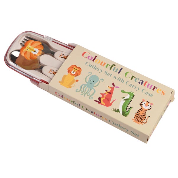 Rex London Colourful Creatures Children's Cutlery Set image 1 of 5
