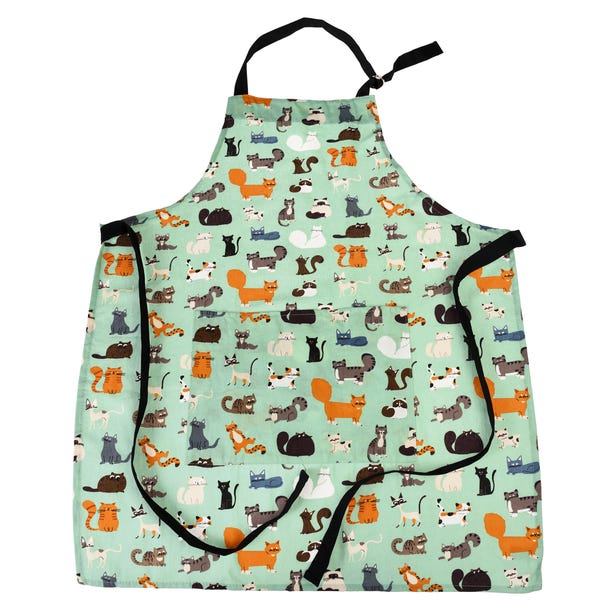 Rex London Nine Lives Recycled Cotton Apron image 1 of 4