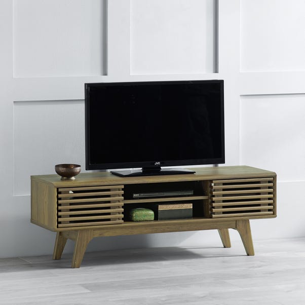 Copen Riviera TV Unit, Oak for TVs up to 55 image 1 of 6