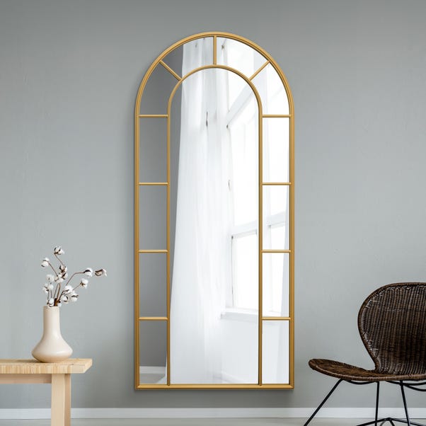 Arcus Denestra Arched Full Length Wall Mirror image 1 of 3