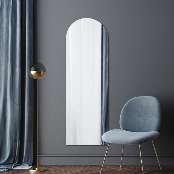 Arcus Slim Arched Full Length Wall Mirror image 1 of 2