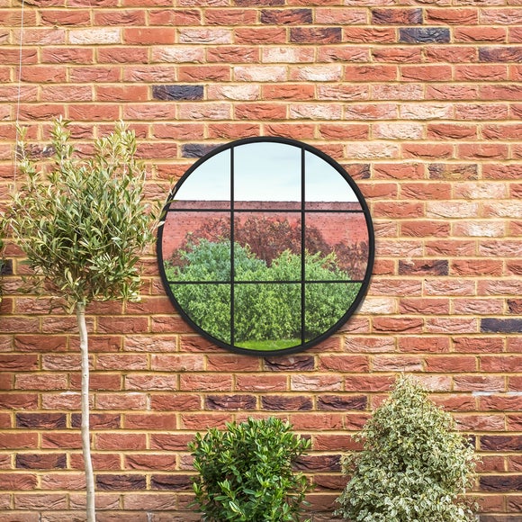 Circulus Window Round Indoor Outdoor Wall Mirror