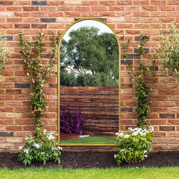 Arcus Arched Indoor Outdoor Full Length Wall Mirror image 1 of 2