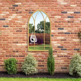Arcus Window Arched Indoor Outdoor Wall Mirror
