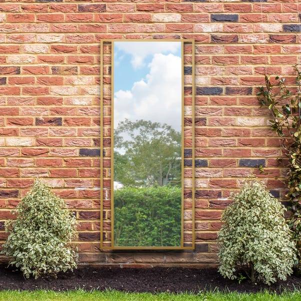 Senestra Modern Rectangle Indoor Outdoor Wall Mirror image 1 of 4