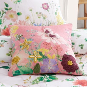 RHS Cottage Meadow Square Cushion
