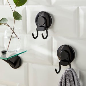 Set Of Two Wire Suction Hooks