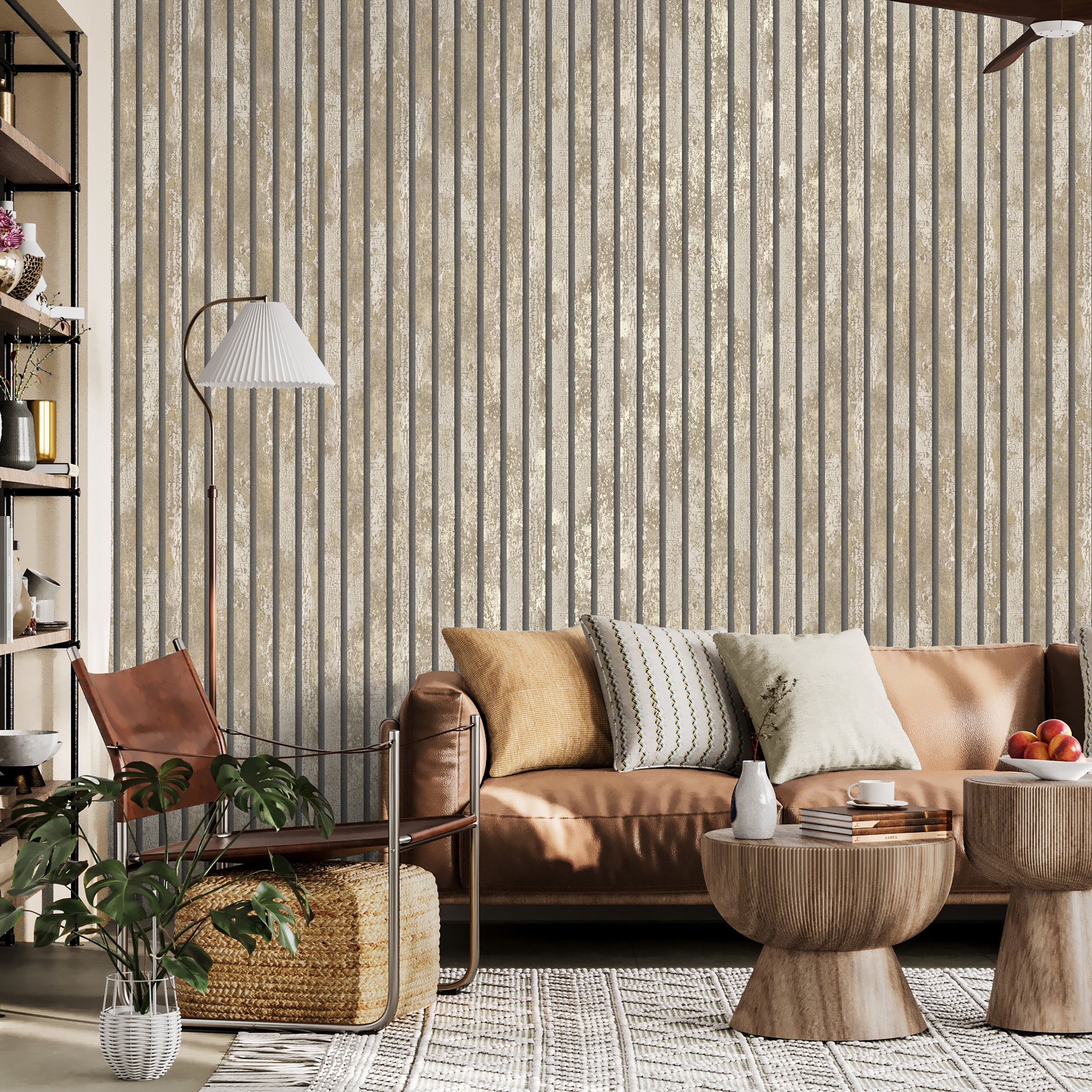 Oxidise Natural Hybrid Tactile Wallpaper