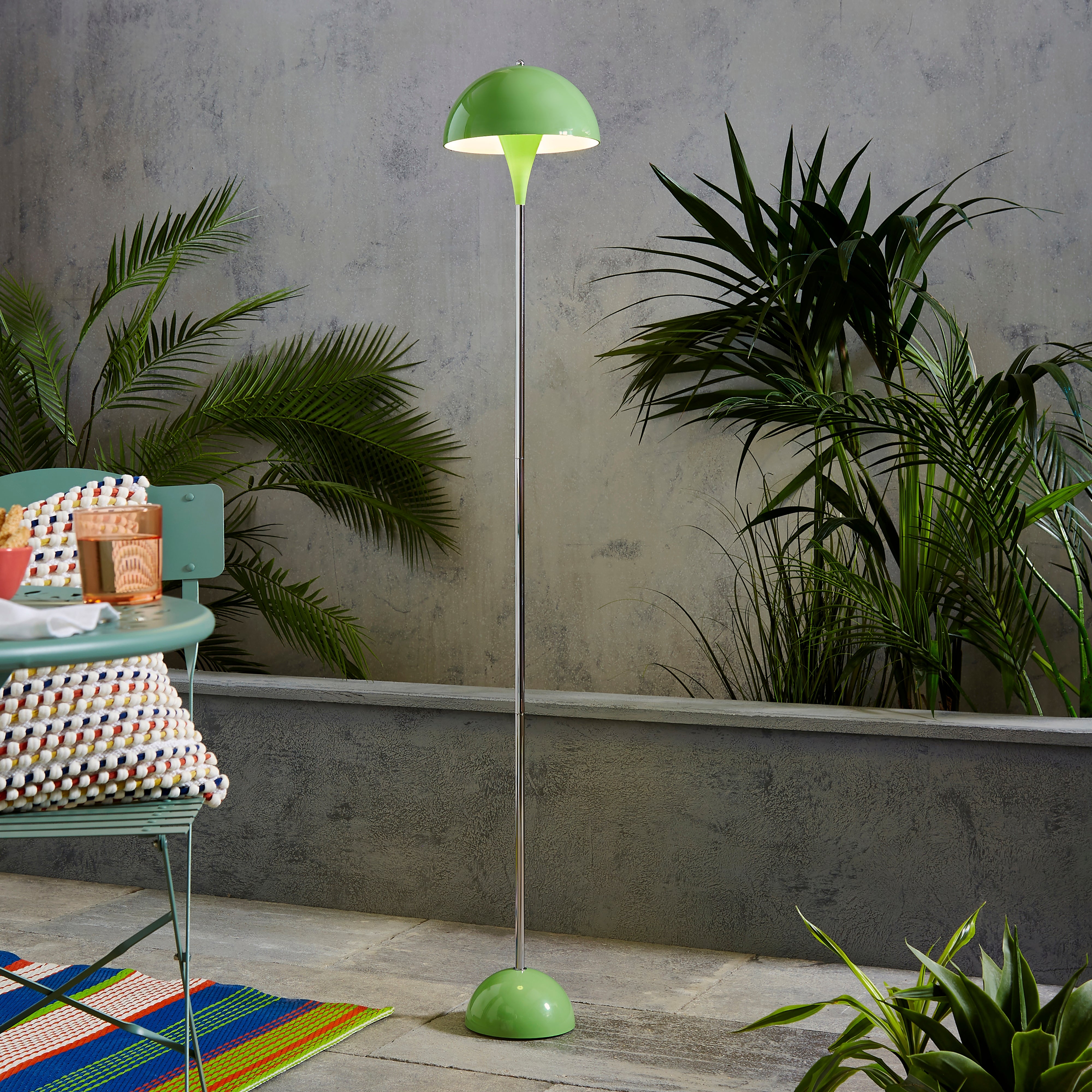 Kaoda Rechargeable Indoor Outdoor Touch Dimmable Floor Lamp Apple (Green)