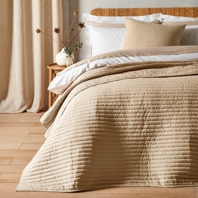 Bianca Quilted Lines Bedspread