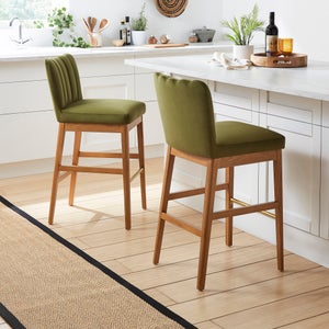 Delilah Bar Stool- Velvet