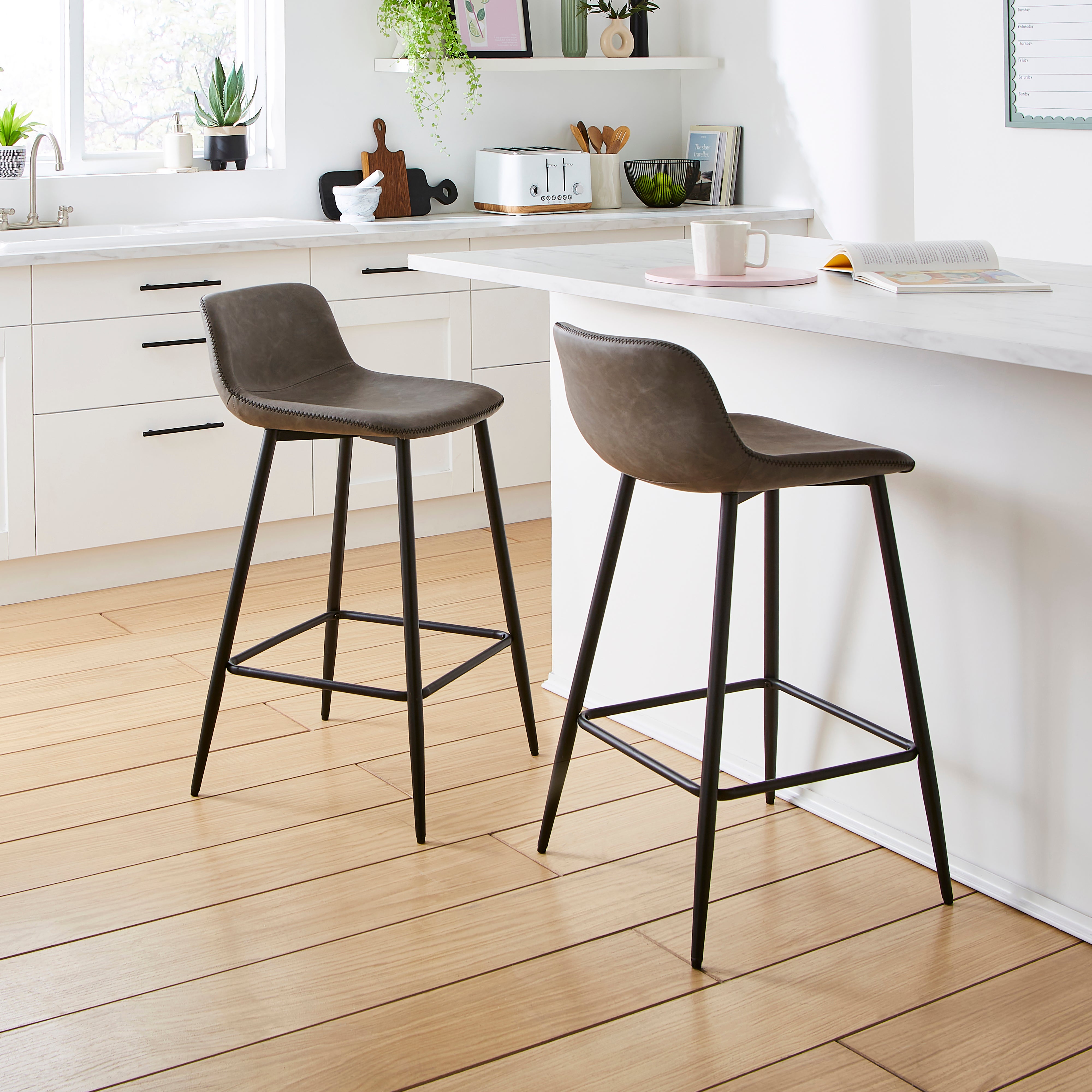 Jayden Counter Height Bar Stool Grey