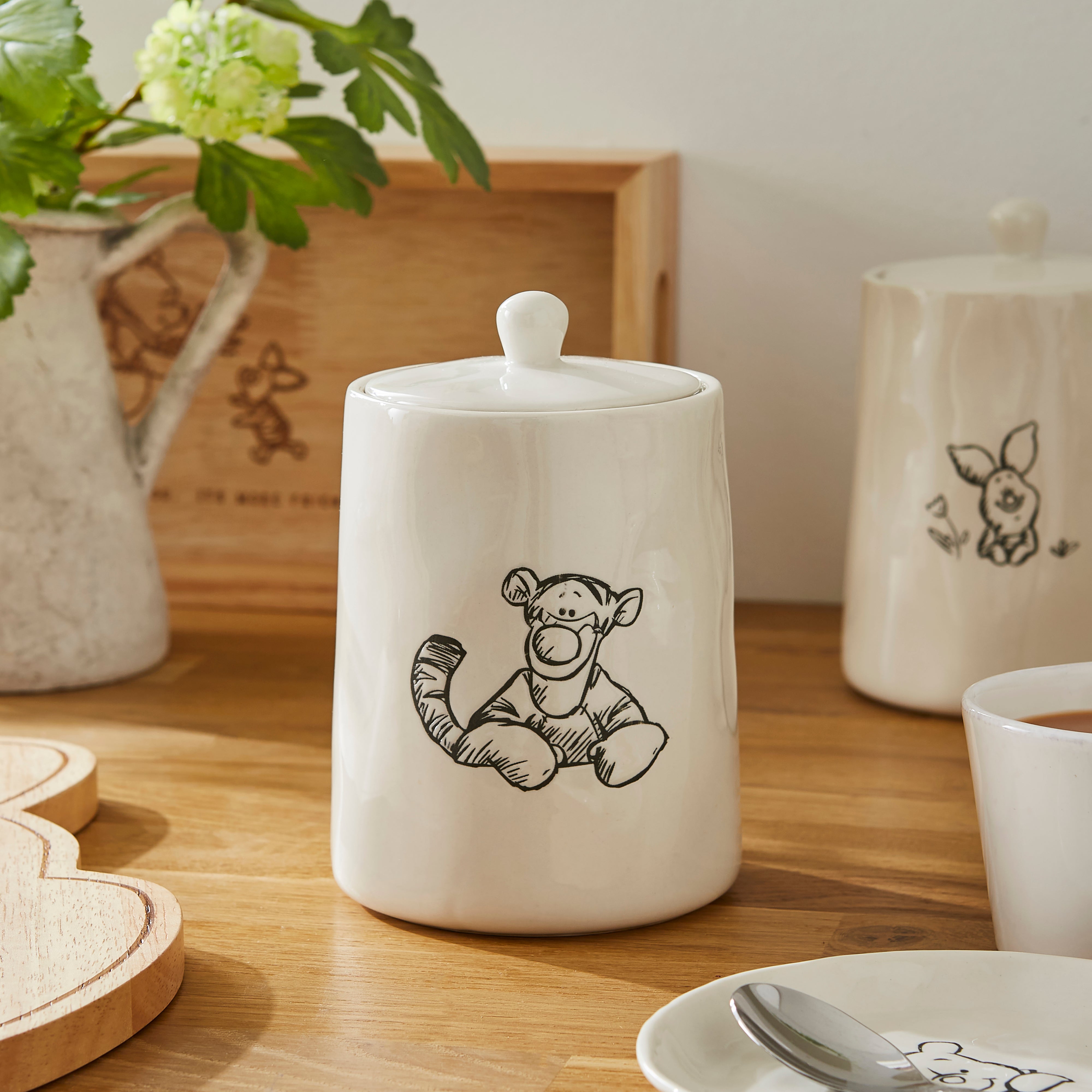 Disney Winnie the Pooh Off White Tigger Kitchen Canister