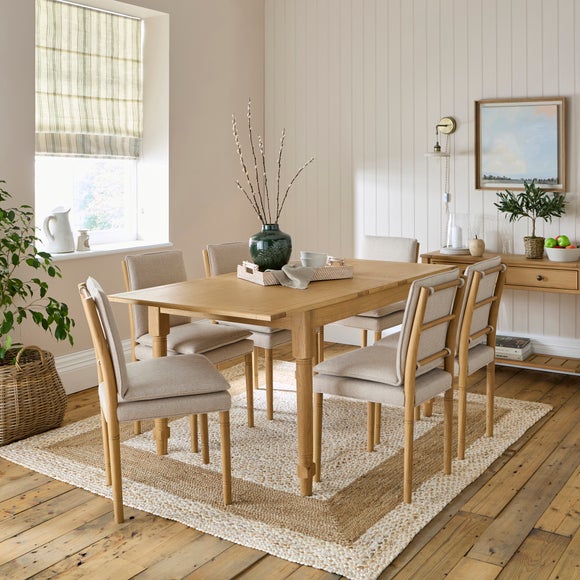 Churchgate Walcote Square Extending Dining Table Dunelm