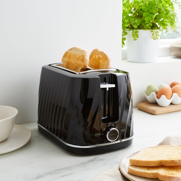 Luxe Textured 2 Slice Toaster Dunelm