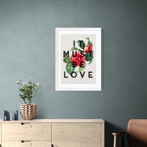 East End Prints It Must Be Love Print By The 13 Prints