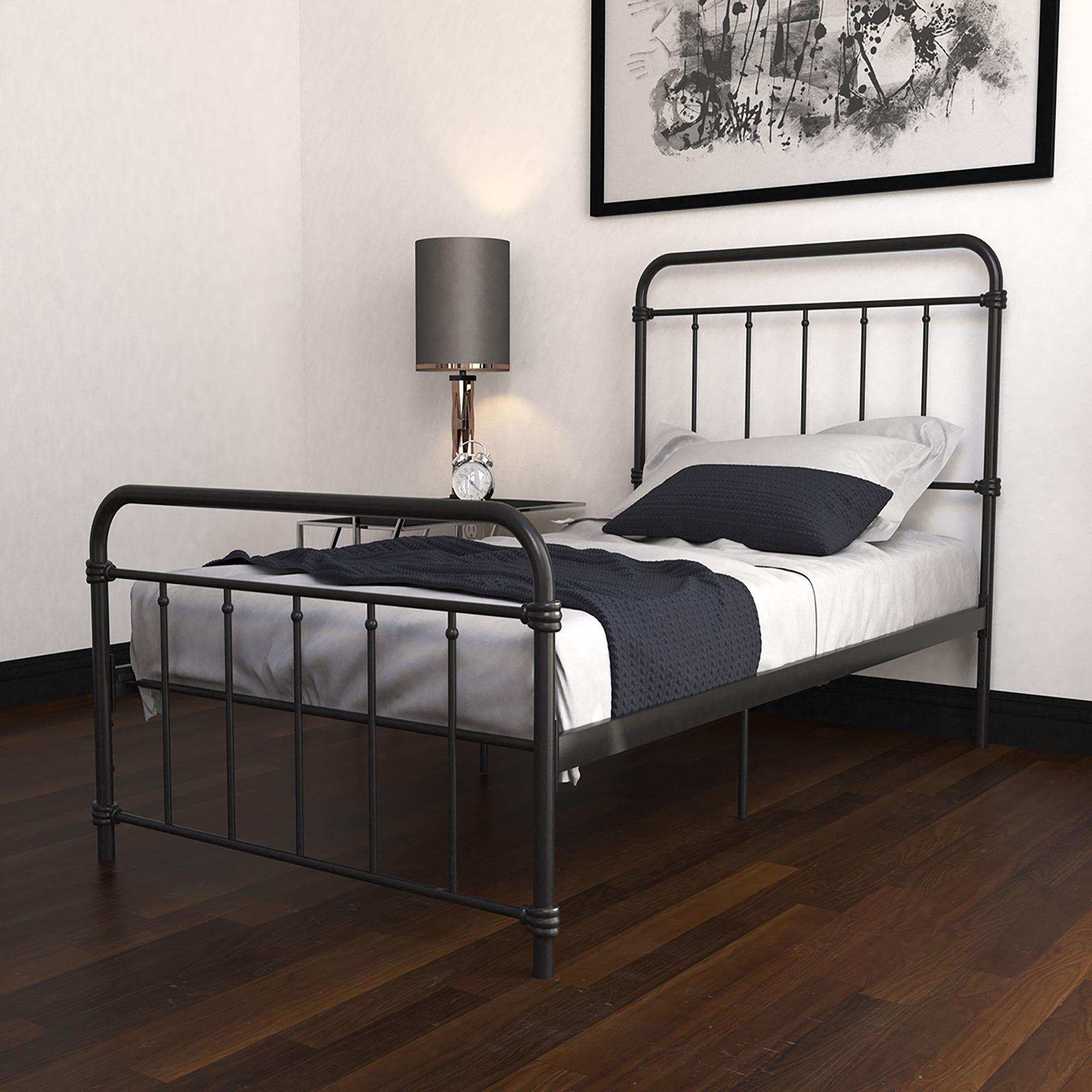 Dorel Home Wallace Metal Bed 